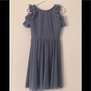 Blue ballet leotard